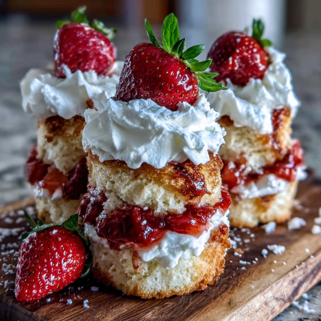 Classic Strawberry Shortcake Cups