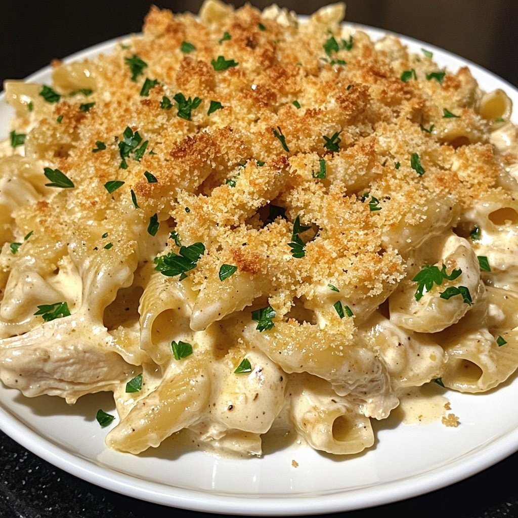 Easy Parmesan Chicken Pasta