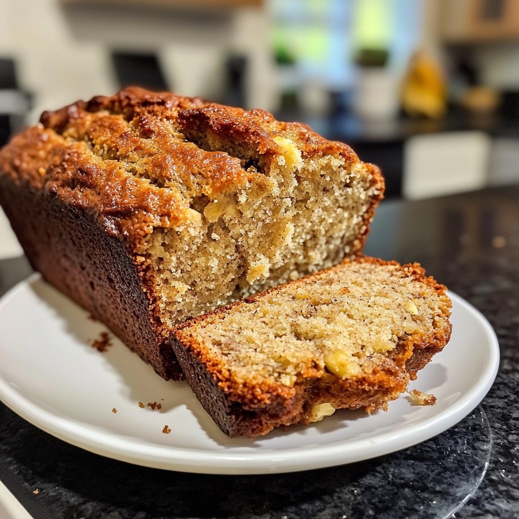 Banana Bread with Soft Crumb