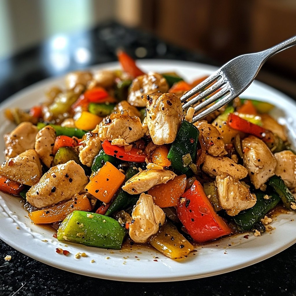 High Protein Chicken Stir Fry