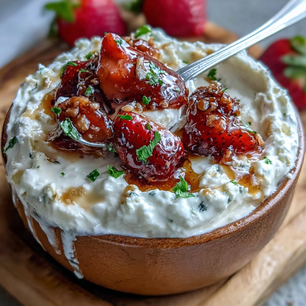Strawberry Honey Yogurt Dip