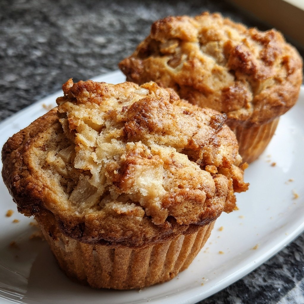 Healthy Apple Cinnamon Muffins