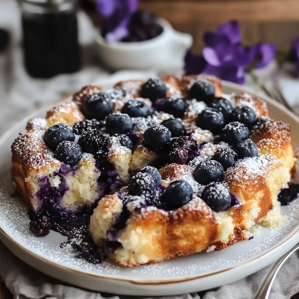 Best Blueberry French Toast Casserole