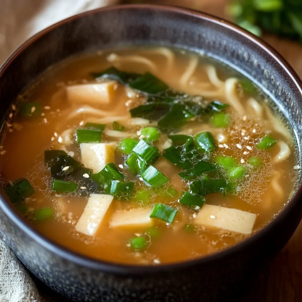 10 Minute Miso Soup