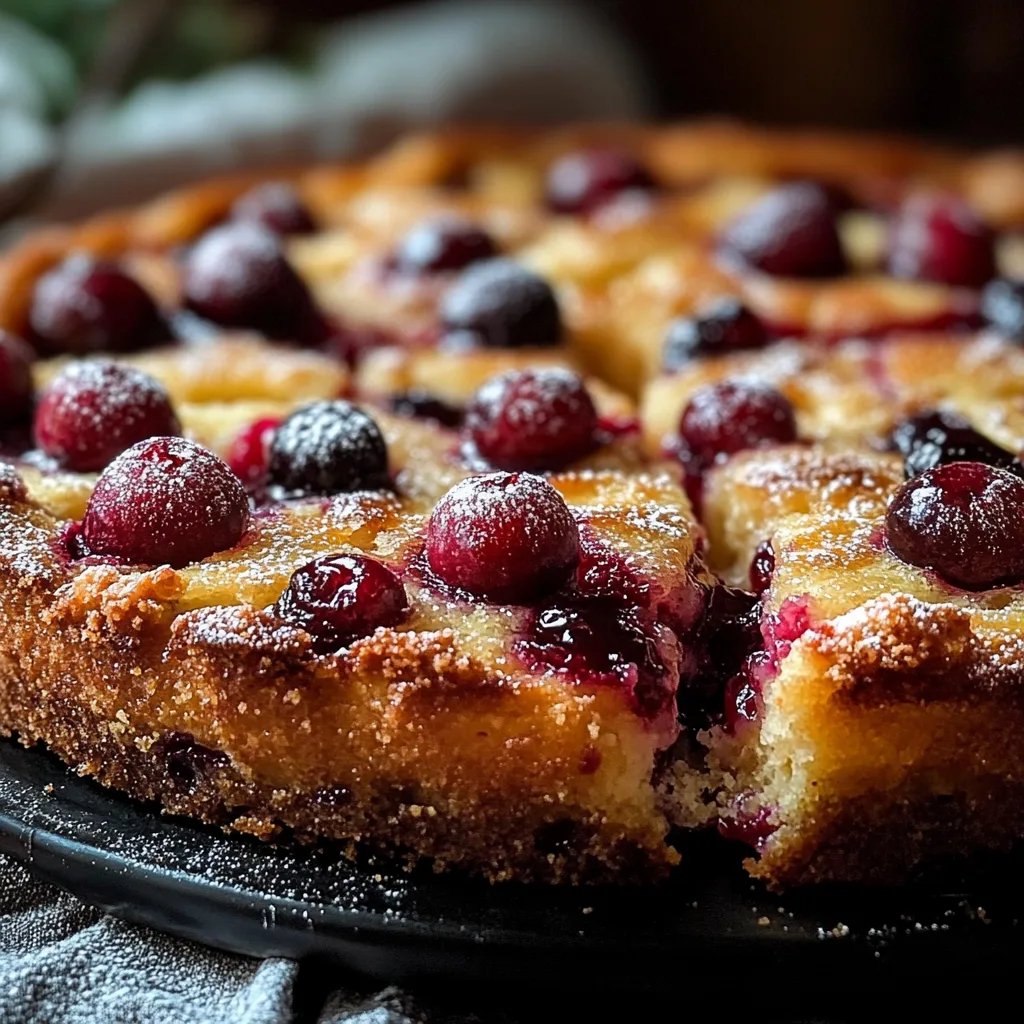 Cranberry Orange Breakfast Cake