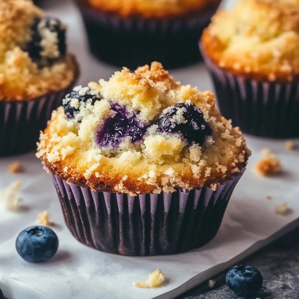 Easy Blueberry Muffins
