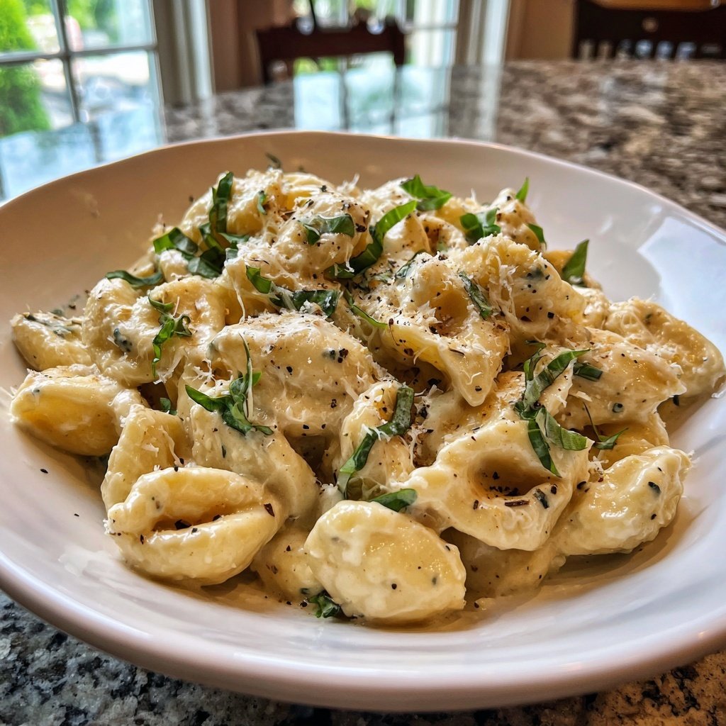Sunday Creamy White Bean Pasta