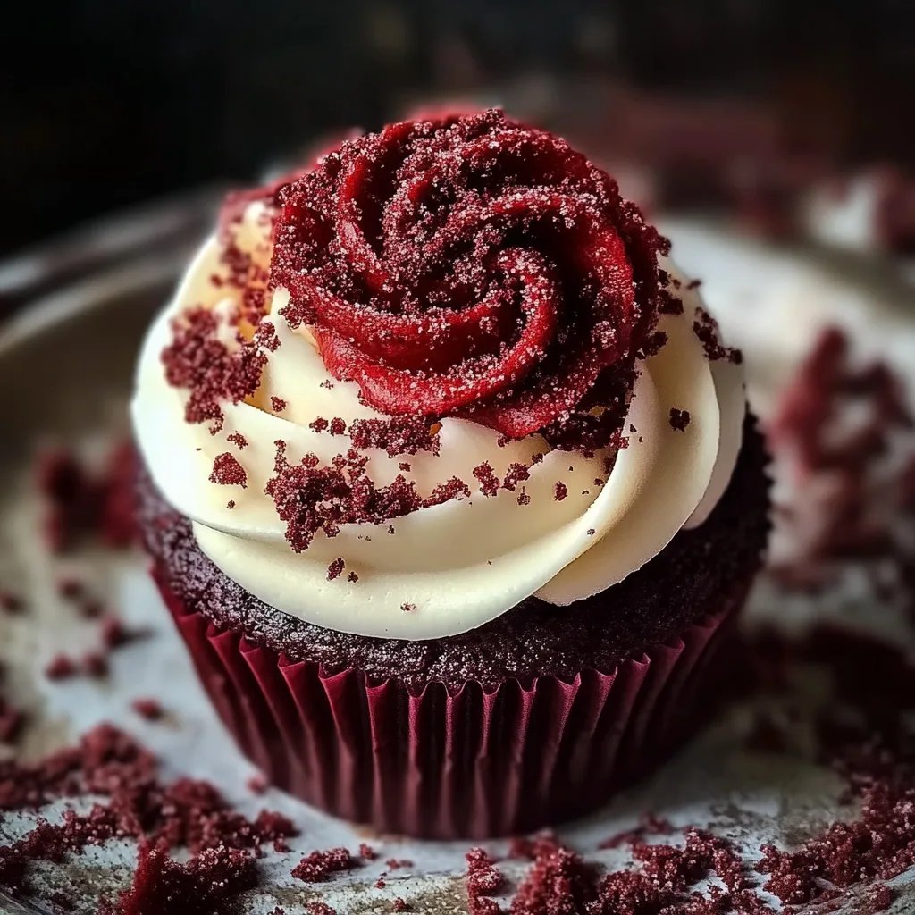 Crumbl Copy Cat Red Velvet Cupcake Cookies