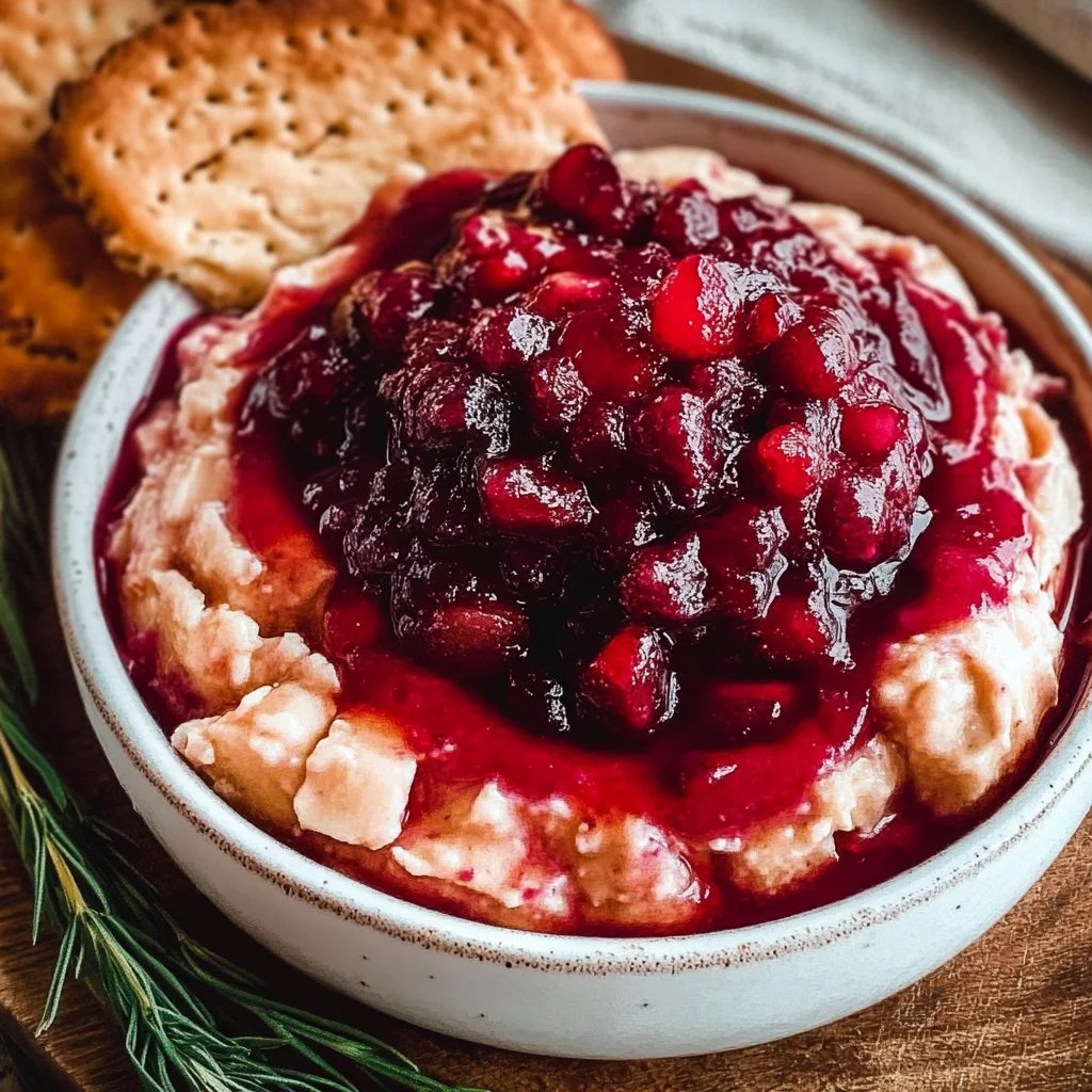 Thanksgiving Cranberry Cream Cheese Dip!
