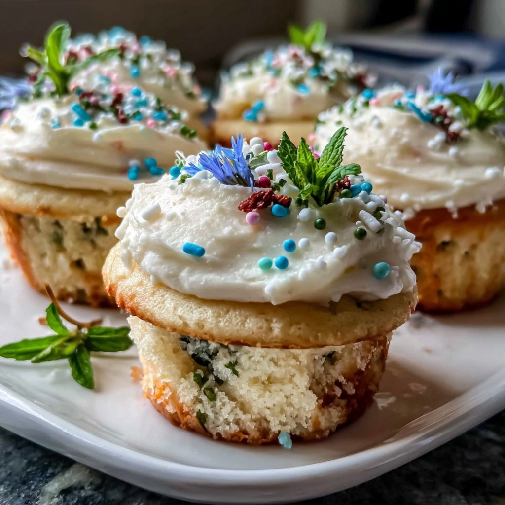 Spring Cupcakes With Vanilla Buttercream