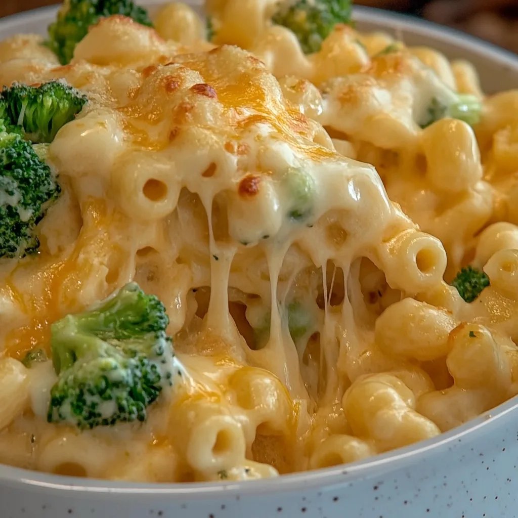 Broccoli Cheddar Mac and Cheese