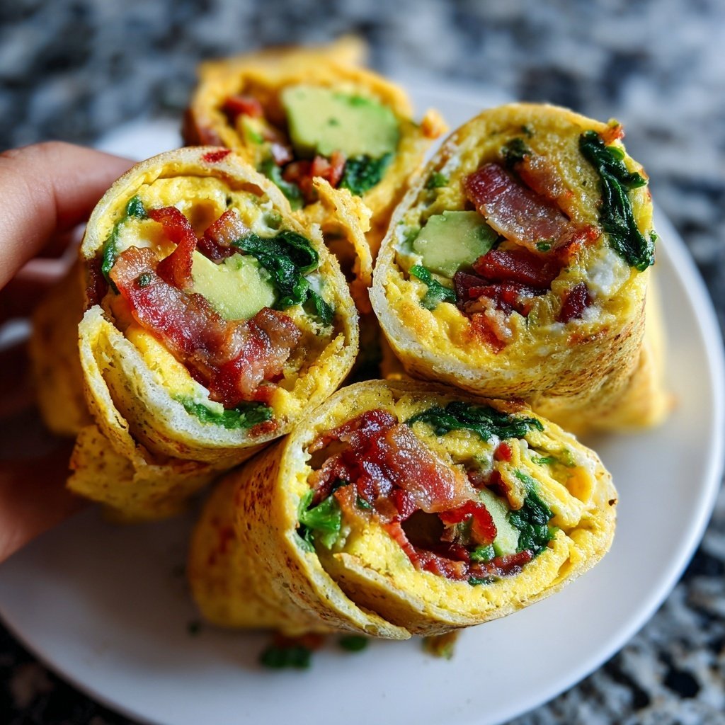 Keto Breakfast Egg Wraps