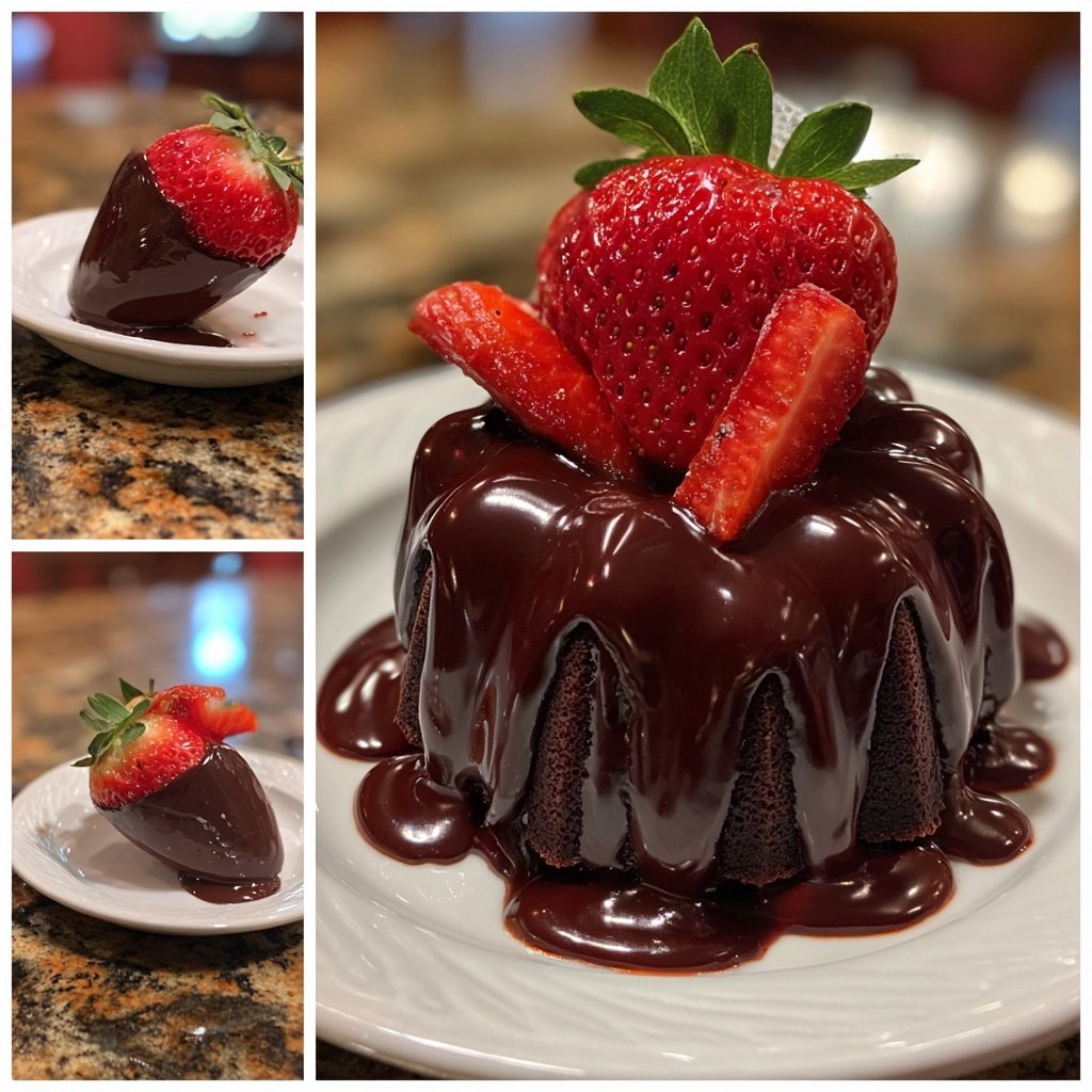 Chocolate Strawberry Party Dessert