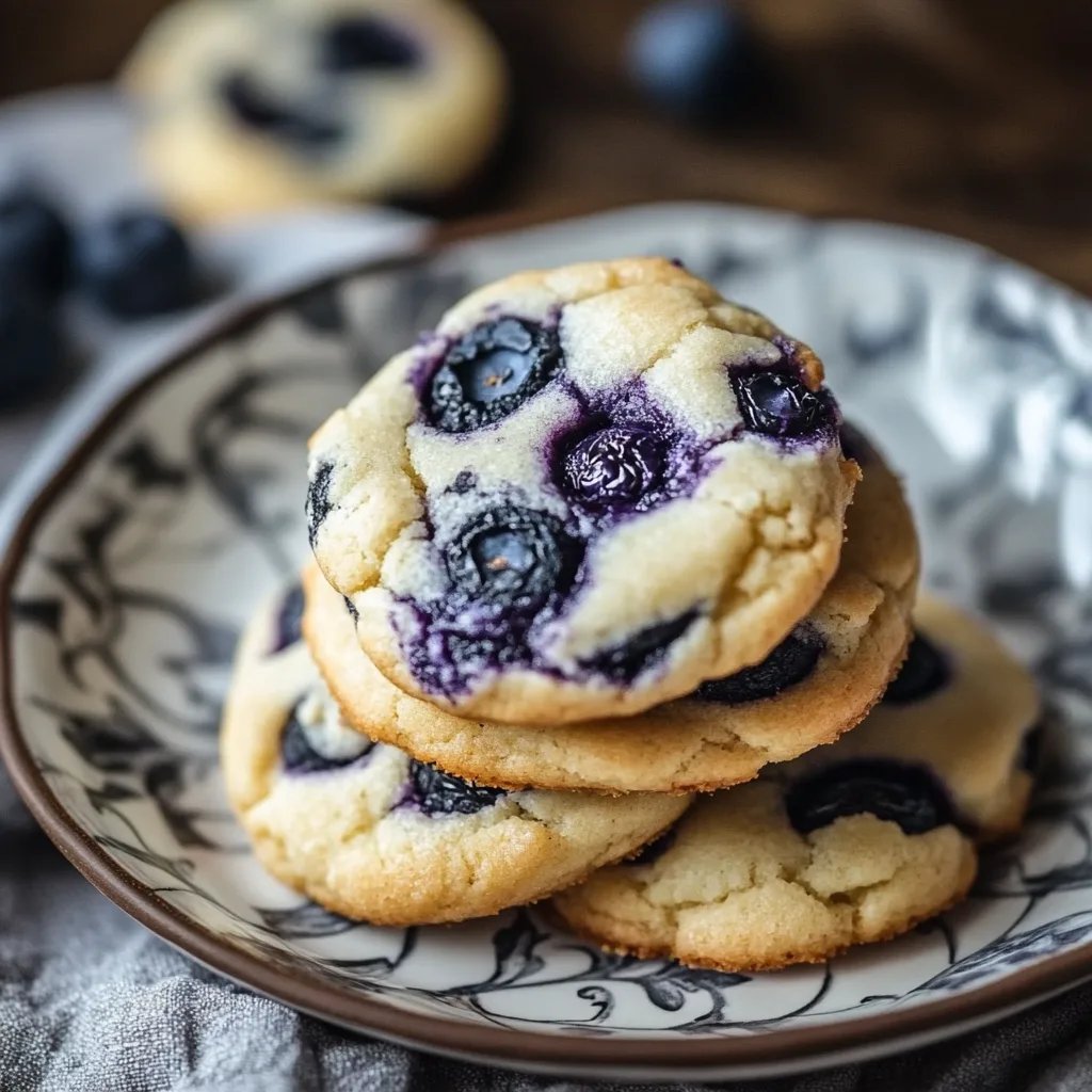 Blueberry Cheesecake Cookies